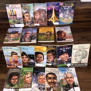 Bundle of “Who Was” “What Was” “Where Is” books